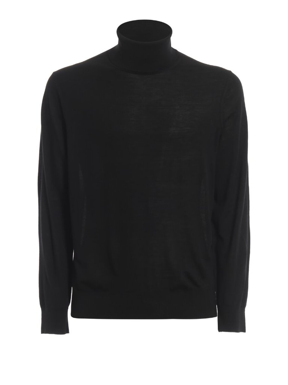 Z Zegna Fine Knit Pure Wool Turtleneck Sweater Black Men's M - Picture 4 of 7